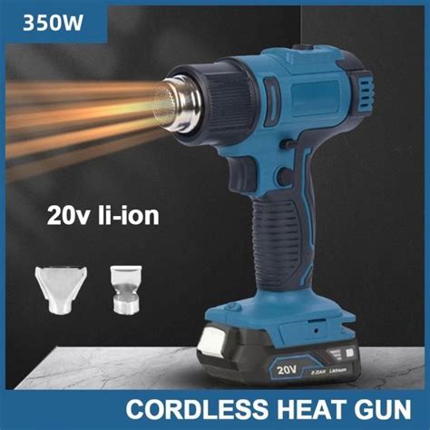 20V Cordless Rechargeable Battery Heating Heat Gun Hot Air Gun Wireless Heat Gun Bestsuppliers