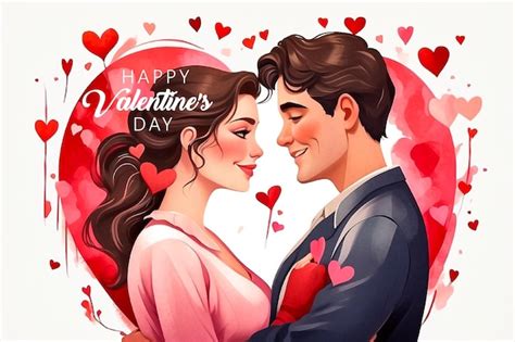 Premium Vector Vector Beautiful Happy Valentines Day Background