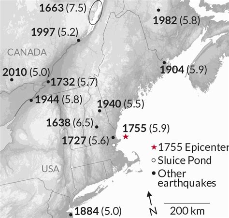 The Cape Ann Earthquake November 18 1755 Historic Ipswich