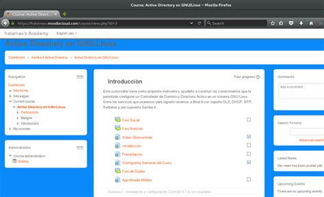 Fraterneo Gnu Linux Ma Ana Inicia El Curso Active Directory En Gnu Linux