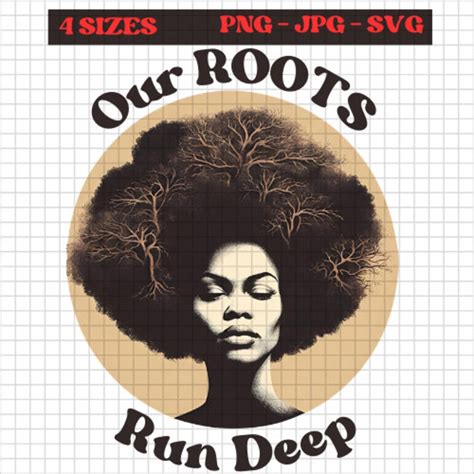 Our Roots Run Deep Png Martin Luther King Svg Black History Png Graphic