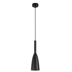 Lampa wisząca Solin wisząca 1xE27 czarna Light Prestige