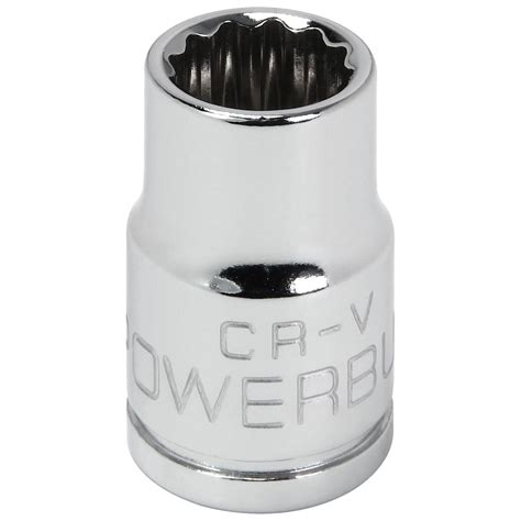 Powerbuilt Inch Drive X Mm Point Shallow Socket