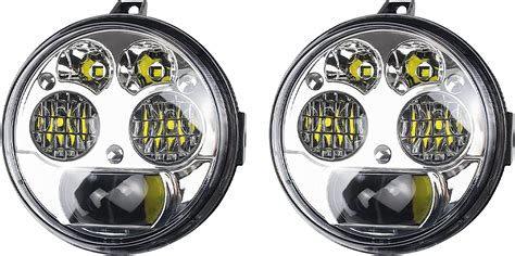 Cpowace Pcs High Low Beam Led Headlight Compatible With Kawasaki Brute