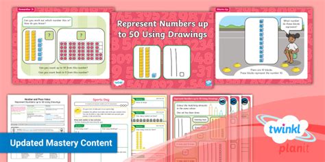 Year 1 Place Value Identify And Represent Draw Numbers 0 50