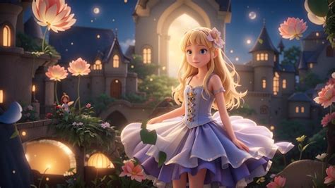 Premium Ai Image Girl In Fairy Tale World