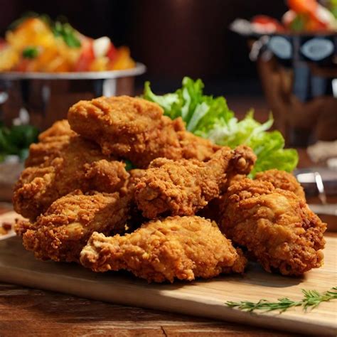 Premium Photo Photo Delicious Fried Chicken