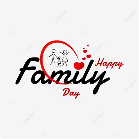 Happy Family Day Illustration Vector, Happy Family Day, Family Day ...