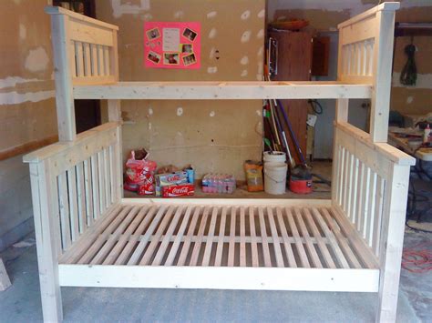 Wood Double Over Queen Bunk Bed Plans Pdf Plans