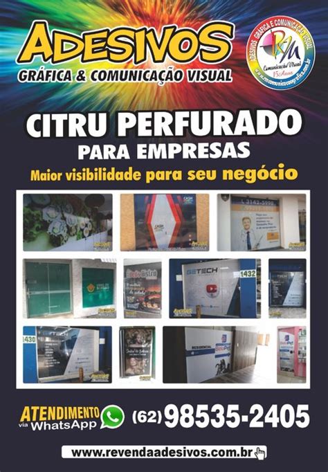 Adesivo Citru Perfurado Para Carros Desapega