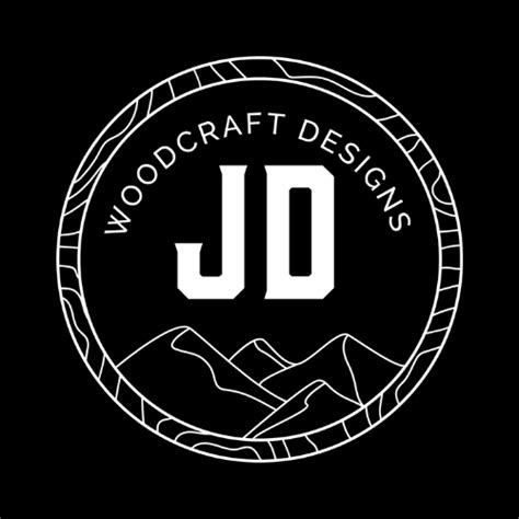 jd logo black background – JD Woodcraft Designs