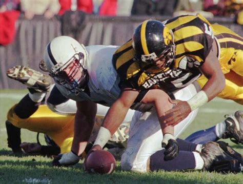 Photos: Iowa football’s original “winged” uniforms from the 1990s | The Gazette