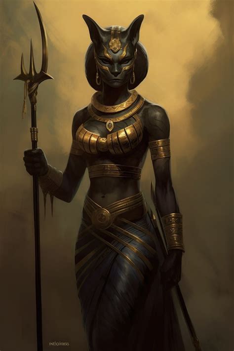 Pin By Ardis Alexander Berry 3 On A N U B I S Egyptian Cat Goddess