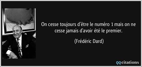 On cesse toujours d être le numéro 1 mais on ne cesse jamais d avoir