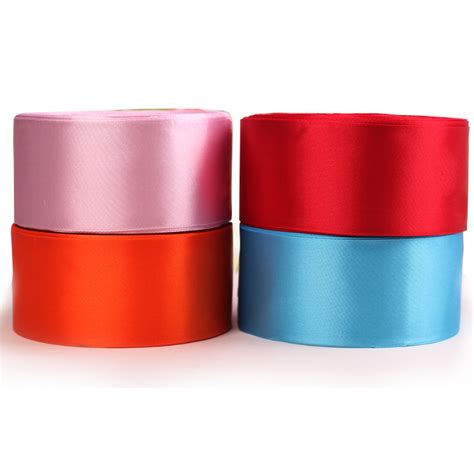 3 Inch Double Faced Satin Ribbon For Sale 100 Polyester Ribbon Roll