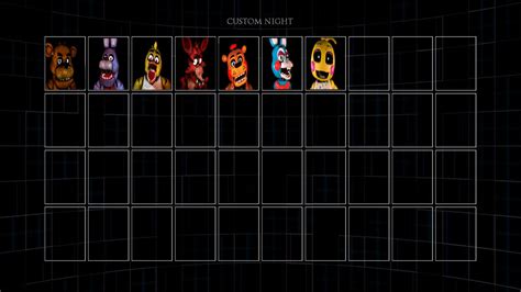 C4d Fnaf Ucn Characters Menu Remaked P1 By Foxgamer666 On Deviantart