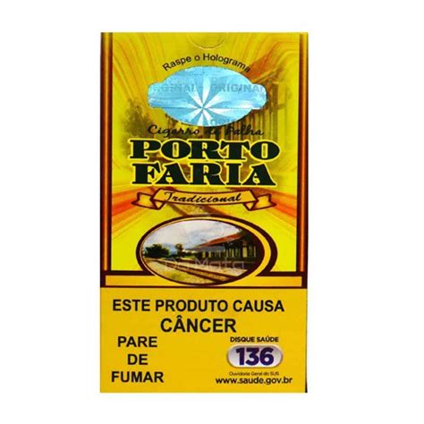 Cigarro De Palha Porto Faria Tradicional Shisha Tabacaria