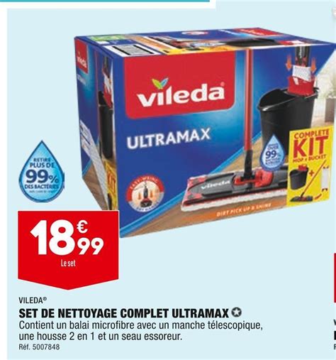 Promo Vileda Set De Nettoyage Complet Ultramax Chez Aldi