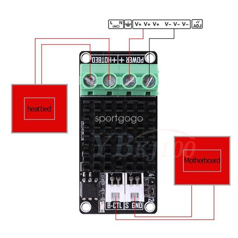 D Printer Heating Controller Mks Mosfet For Heatbed Extruder Mos