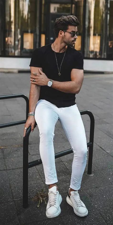 Ways To Rock The Monochrome Outfit Look For Men Black And White