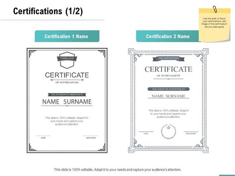 Plumbing Sanitary Works Certifications Ppt Infographic Template