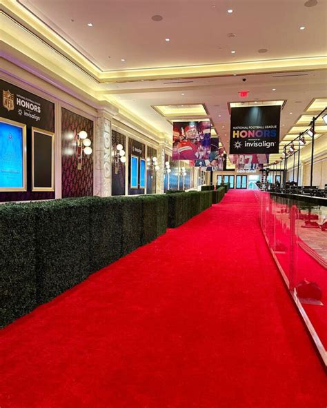 NFL Honors Red Carpet Arrival Installation in Las Vegas