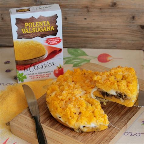 Sbriciolata Di Polenta Gialla Filante Con Funghi E Scamorza Ricette