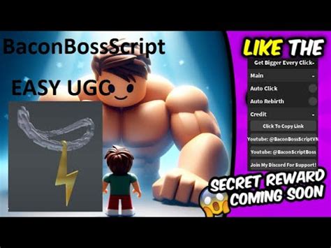 Free Ugc Get Bigger Every Click Op Script Super Easy Ugc Youtube