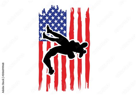 Wrestling Svg Png Wrestling Svg Png Wrestling Usa Flag Svg American