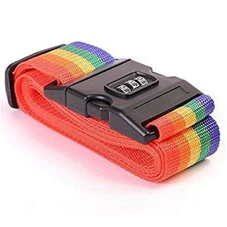 Generic Nylon Adjustable Luggage Strap Belt 2 Meter Number Lock