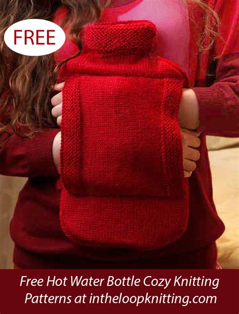 Hot Water Bottle Cozy Knitting Patterns In The Loop Knitting
