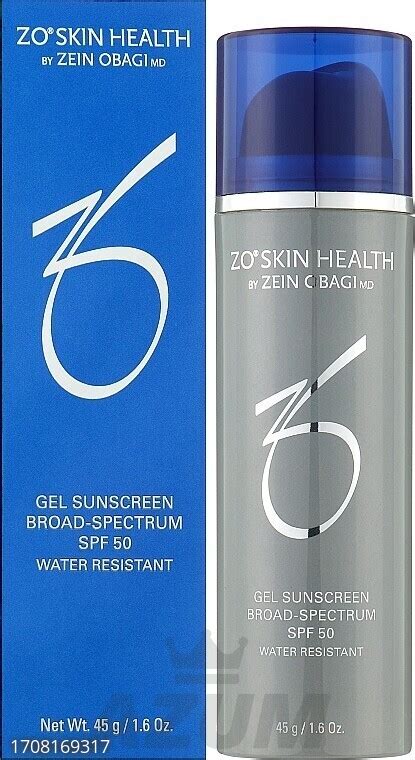Zein Obagi ZO Skin Health Солнцезащитный водостойкий гель для лица Gel ...