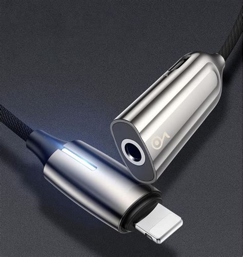 Audio Baseus L Lightning Adapteris Mm Sidabrinis