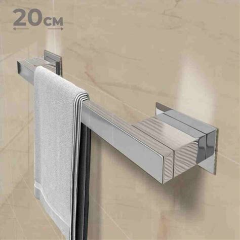 Porta Toalha De Banheiro 20cm Aço Inox 304 r t20 Leroy Merlin