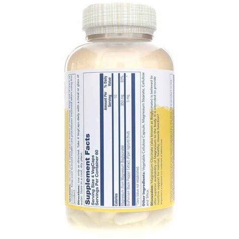 Magnesium Glycinate 350 Mg, Solaray