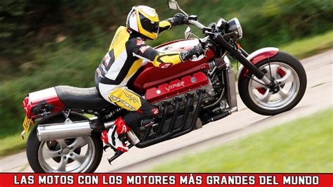 Las Motos Con Los Motores M S Grandes Del Mundo Youtube