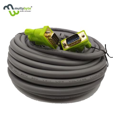 Gray Multybyte Vga To Vga Cable 15 Mtr For Computer At Rs 496piece In