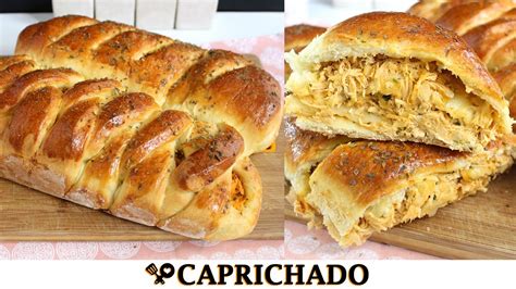 PÃo Recheado Com Frango Cremoso Receitas Que Amo Youtube