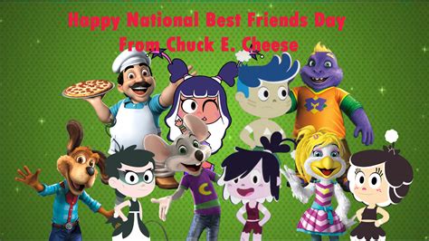 Happy Best Friends Day From Chuck E Cheese By Liikotuari On Deviantart