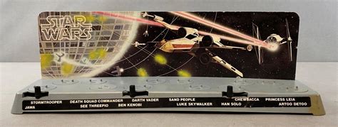 Vintage Star Wars Action Figure Display Stand Auction