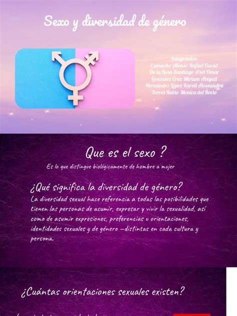 Sexo Y Diviversidad De Género Pdf Bisexualidad Orientación Sexual