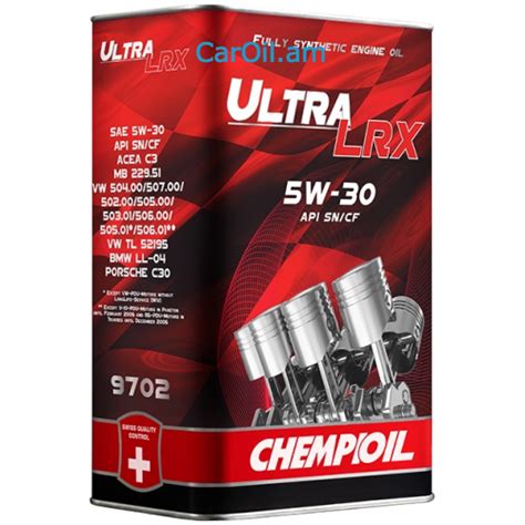 CHEMPIOIL Ultra LRX 5W-30 4L Լրիվ սինթետիկ