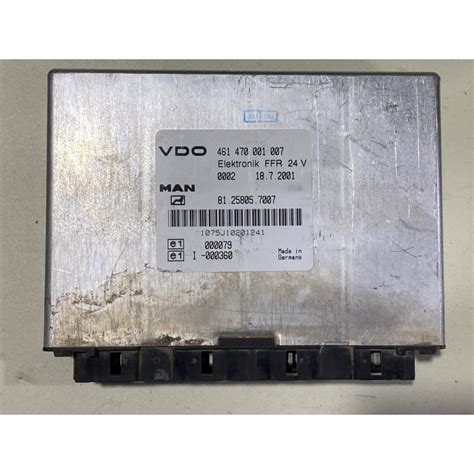 ECU FFR VDO 461470001007 MAN 81 25805 7007