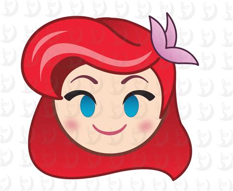 Ariel The Little Mermaid Disney Emoji Blitz Ai Pdf Svg And Eps Etsy