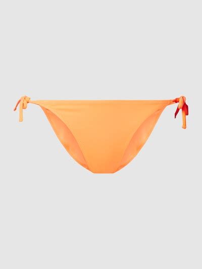 Guess Bikini Hose Mit Strasssteinbesatz Neon Orange Online Kaufen