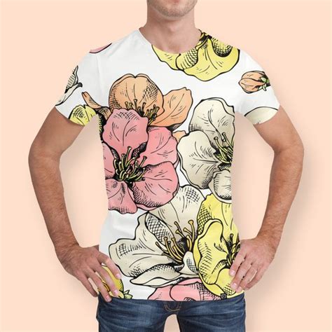 Poppies Mens All Over T Shirt By Mikart Exclusive Edition From 44