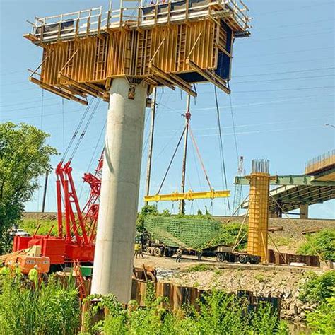 Formwork For Bridge Ramp Abutments Wing Walls And Pier Columns