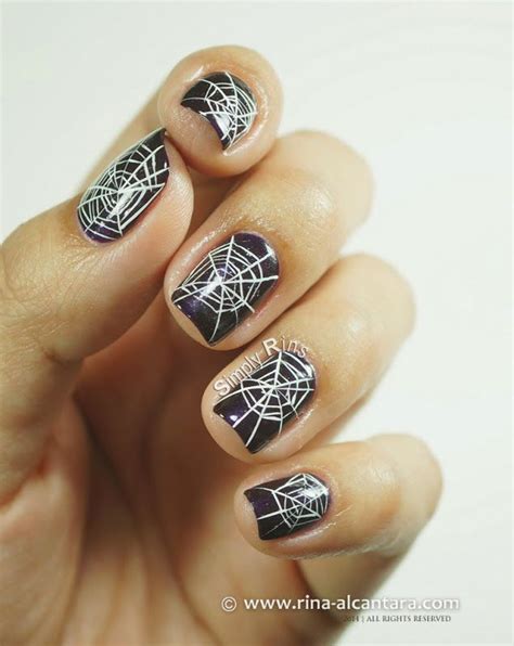 Cobwebs Cobweb Creative Nails Learn To Paint Halloween Nails You