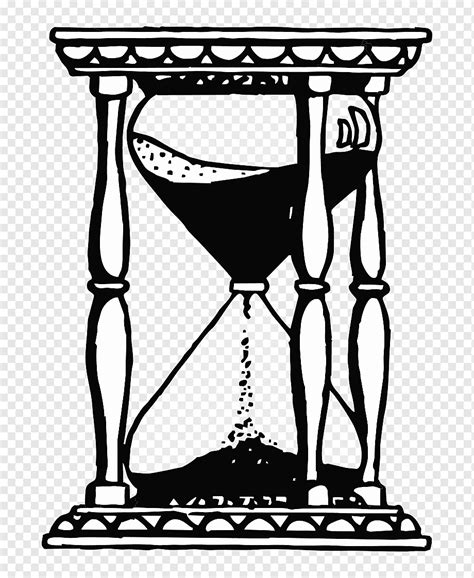 Hourglass Figure Sand Hourglass Glass Furniture Monochrome Png Pngwing