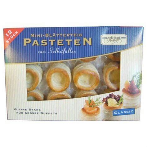 Mini Pasteten Bl Tterteig Zum F Llen Classic St Ck G Kaufen Bei